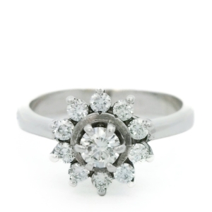 Inel cu diamante Aur 14K