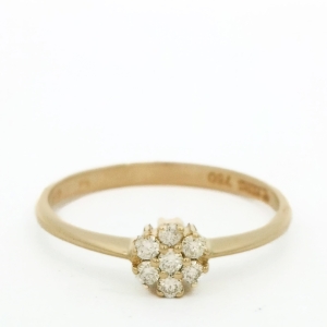 Inel cu diamante Aur 18K