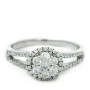 Inel cu diamante Aur 18K