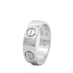 Inel cu diamante Aur 18K Cartier Love