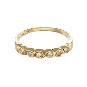 Inel cu diamante Aur 18K
