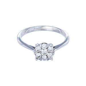 Inel cu diamante Aur 18K