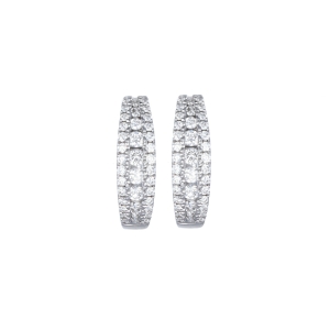 Cercei cu diamante Aur 18K