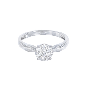 Inel cu diamante Aur 18K