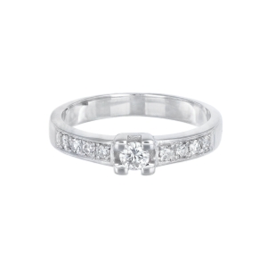 Inel cu diamante Aur 18K