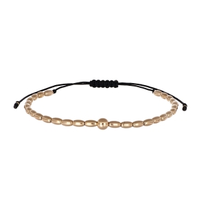 Bratara snur Aur 14K cu bile