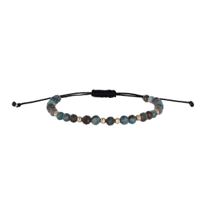 Bratara snur Aur 14K Apatit albastru natural