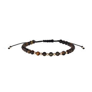 Bratara snur Aur 14K Ochi de Tigru