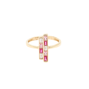 Inel Aur 14K galben, cu zirconiu