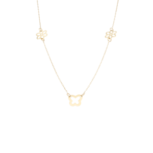 Colier Aur 14K galben, cu zirconii
