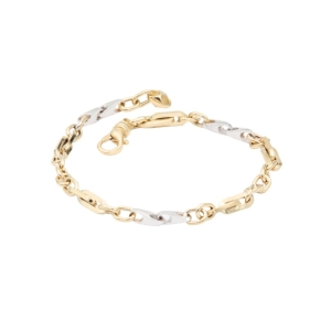 Bratara Aur 14K galben, alb