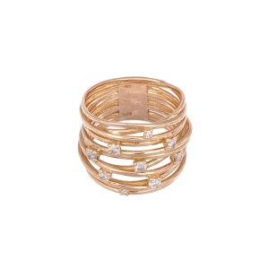 Inel cu diamante Aur 18K