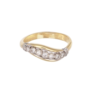 Inel cu diamante Aur 18K